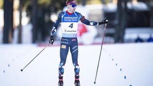 Biathlon-Weltcup: Sturla Holm Laegreid ist disqualifiziert. 