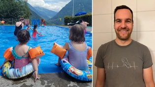 Sanierungsbedarf: Damit die Badegäste die Bergbadi Schwändi weiterhin geniessen können, braucht sie eine Erneuerung. Tony Arnold hat einen Plan.