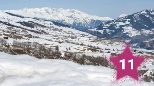 Weisse Schneedecke: Wenn der Schnee in der Val Lumnezia liegen bleibt, erstrahlen die Dörfer Vignogn, Vella, Morissen und Cumbel noch heller als sonst. 