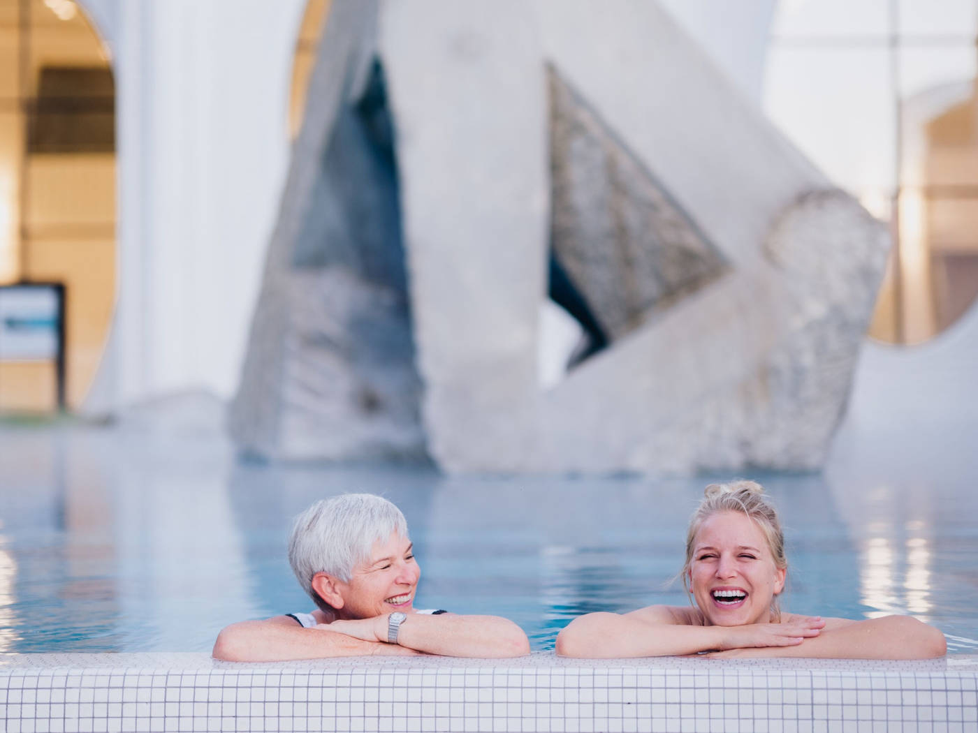 Sorgt für Entspannung: Zum Abschluss darf ein Tag in der Tamina Therme nicht fehlen. 