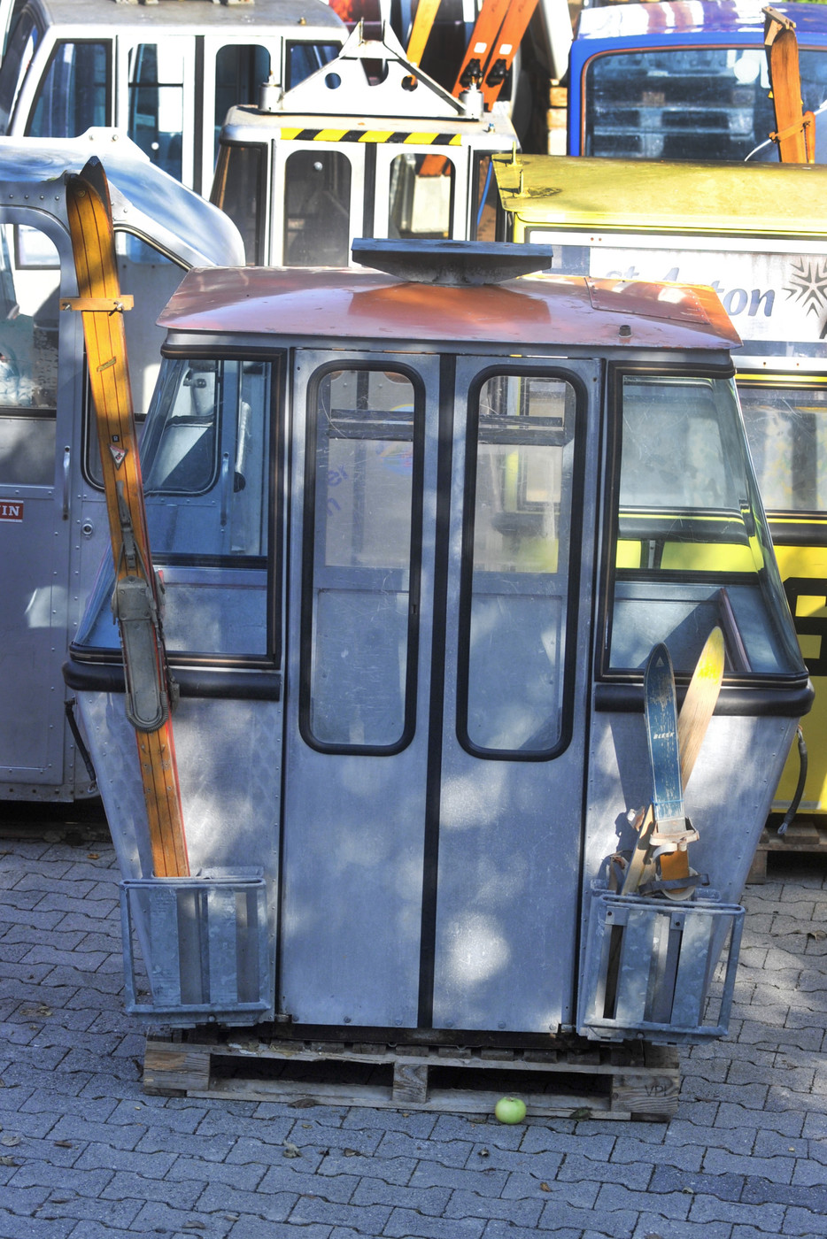 Je älter, desto besser: Diese unlackierte Gondel hat schon viele Jahrzehnte auf dem Buckel.