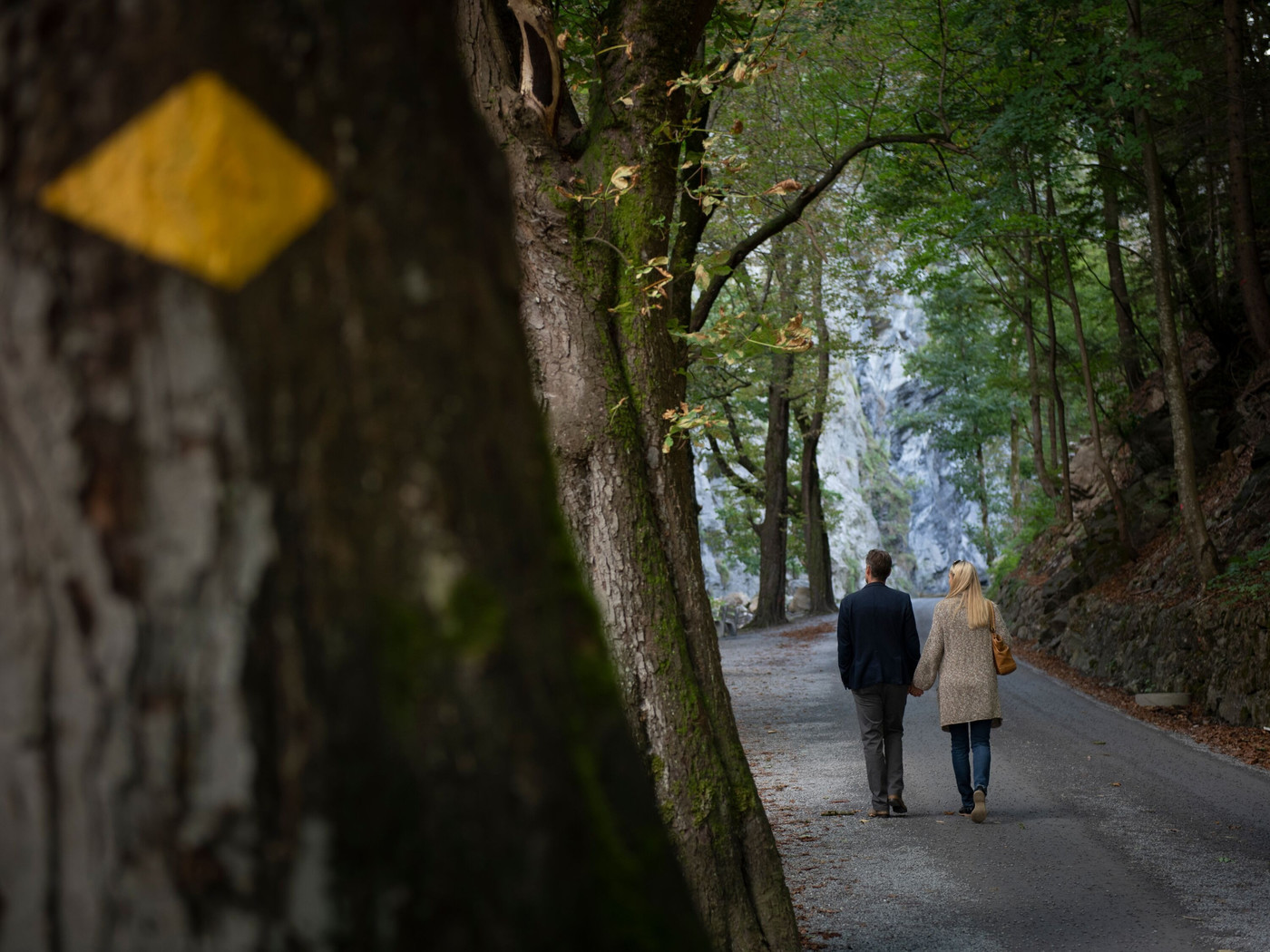 Vielseitig: Der Weg zur Schlucht kann zu Fuss, mit dem Postauto oder mit der Rösslikutsche zurückgelegt werden. 