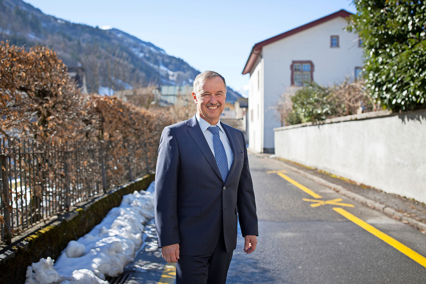 Mathias Vögeli tippt, dass die Landsgemeinde bis um 12.15 Uhr dauert.