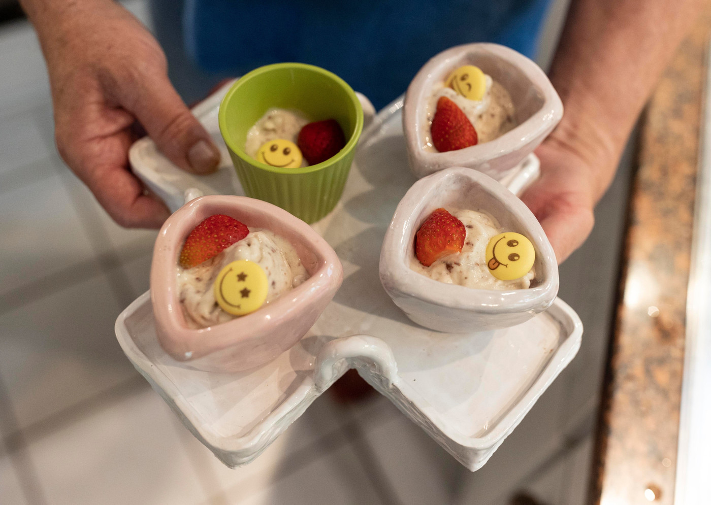 Cremiges Bananeneis: Beni Landolts Lieblingsrezept für die Verwertung überreifer Bananen.  