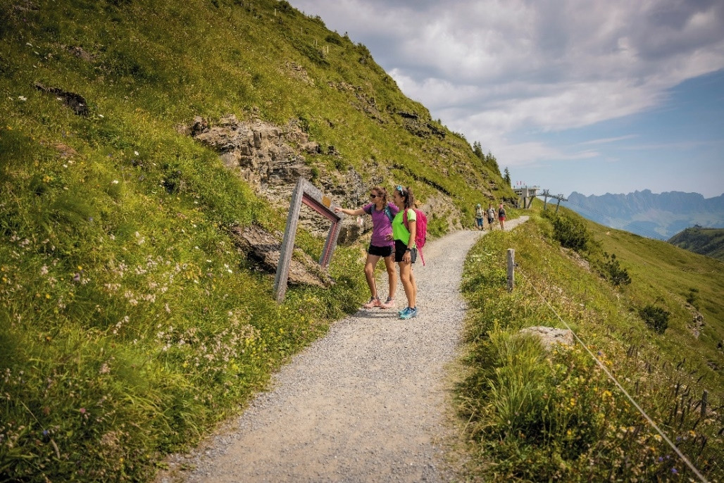Alpenentstehung: Am Flumserberg können bunte Steine, Versteinerungen und Verwitterungsphänomene mit einem Geo-Guide bestaunt werden. 