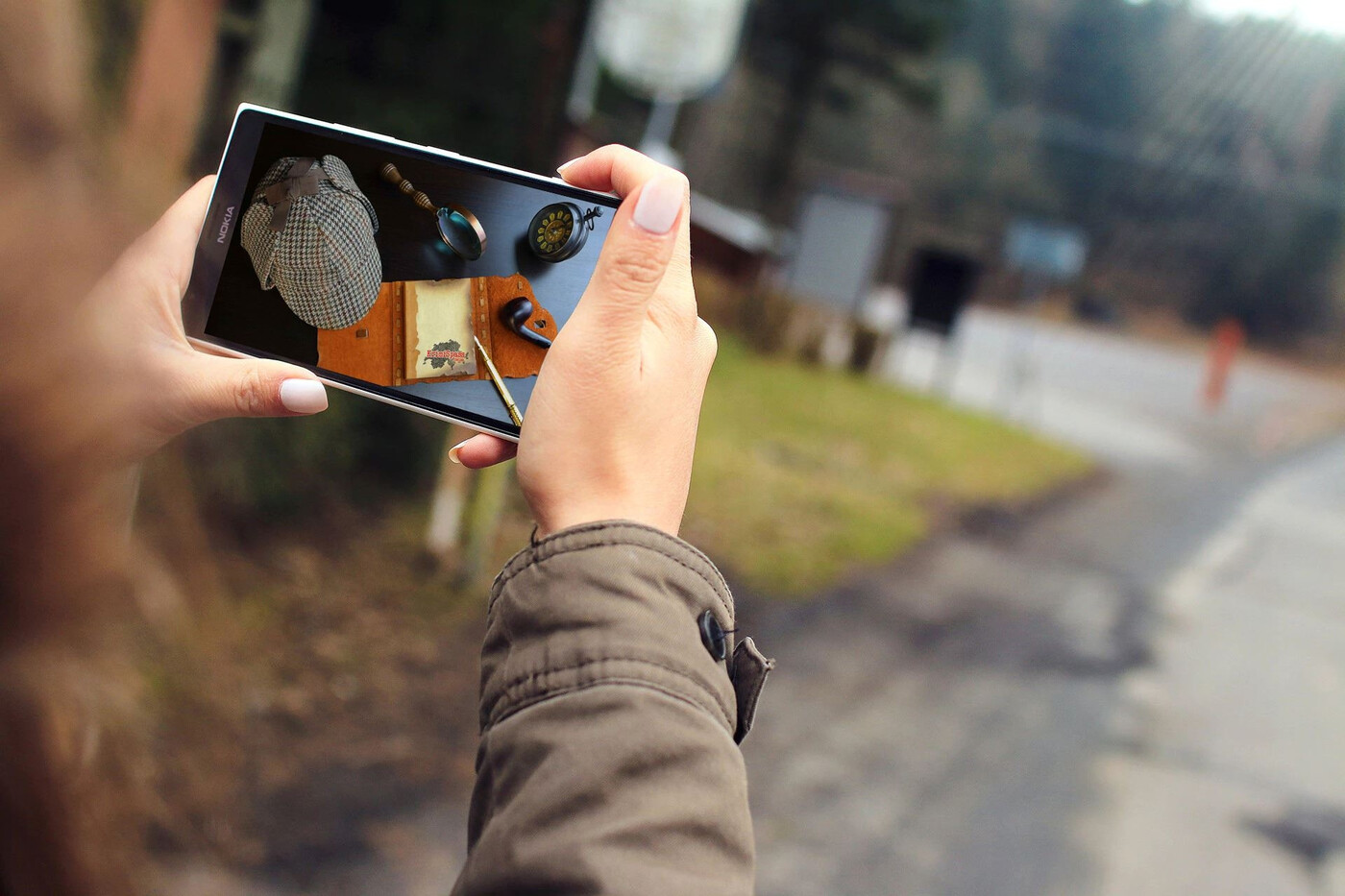 Rätseln unter freiem Himmel: Interaktiv können verschiedene Fälle gelöst werden.